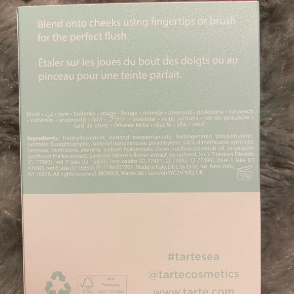 Tarte Sea. Breezy cream blush. “Pink Sky” Gorgeous color. NIB and untouched. - Picture 3 of 3